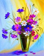 Cosmos Flowers Vase Paint By Numbers.jpeg