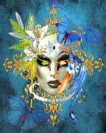 Female Venetian Mask Paint By Numbers.jpeg