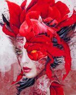 Flamingo Lady Paint By Numbers.jpeg